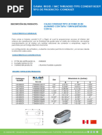 Tipos y Medidas de Condulets | PDF