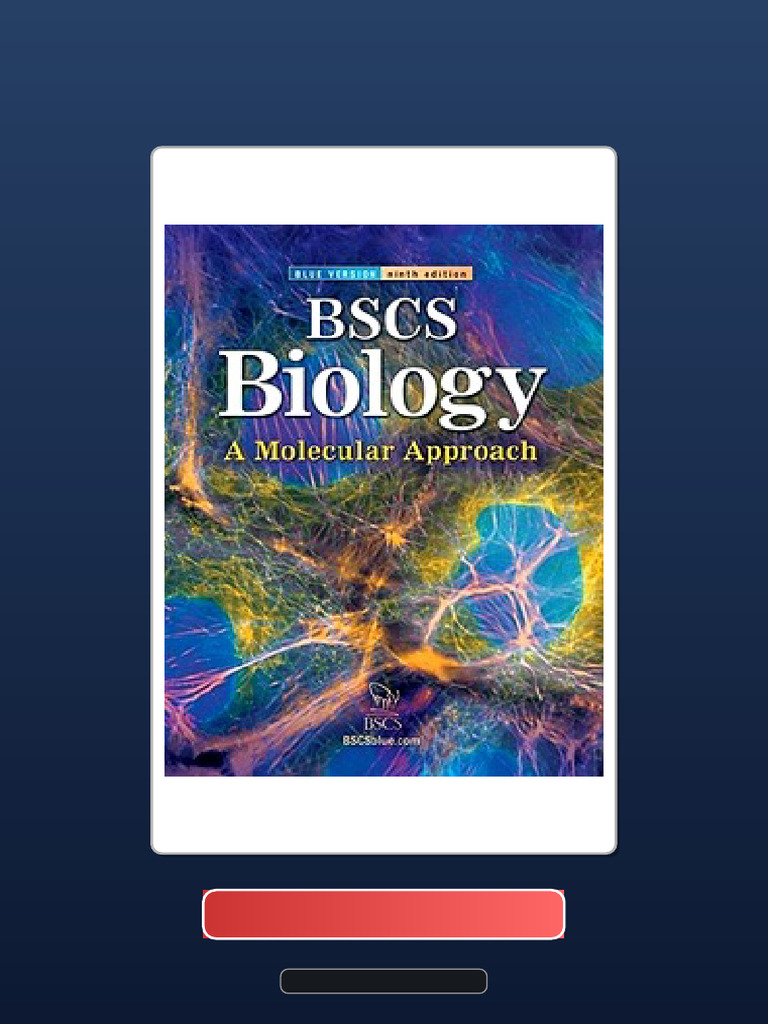 BSCS Biology A Molecular Approach 9th Edition Test Bank PDF Download ...