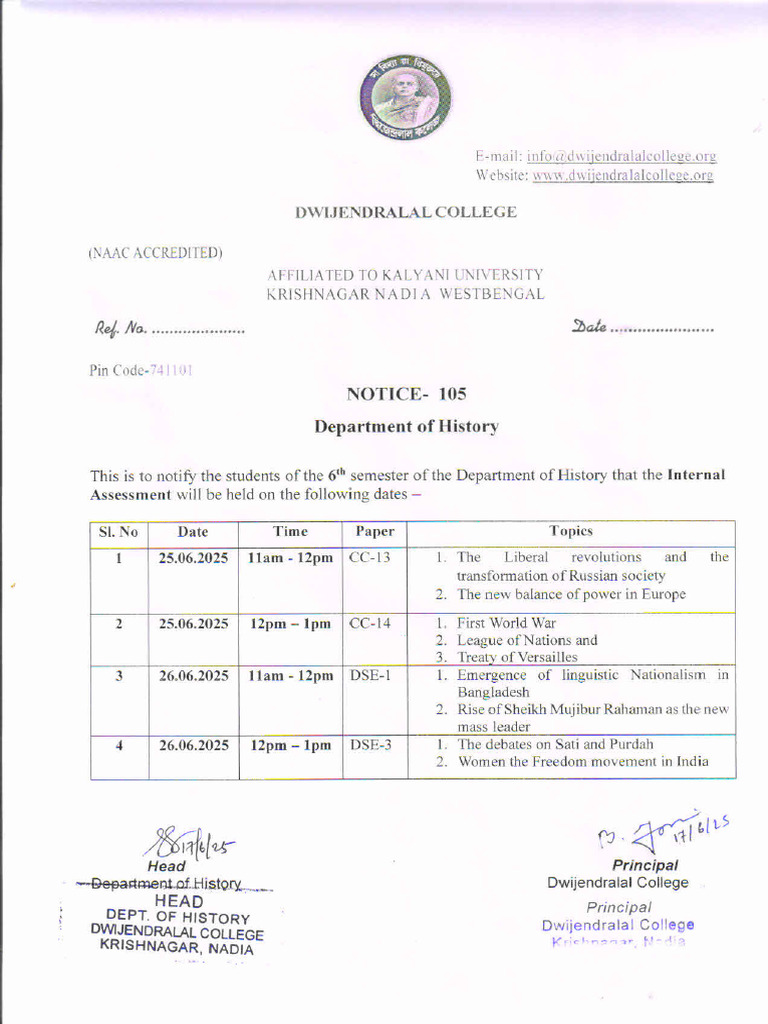 Notice No 105 | PDF