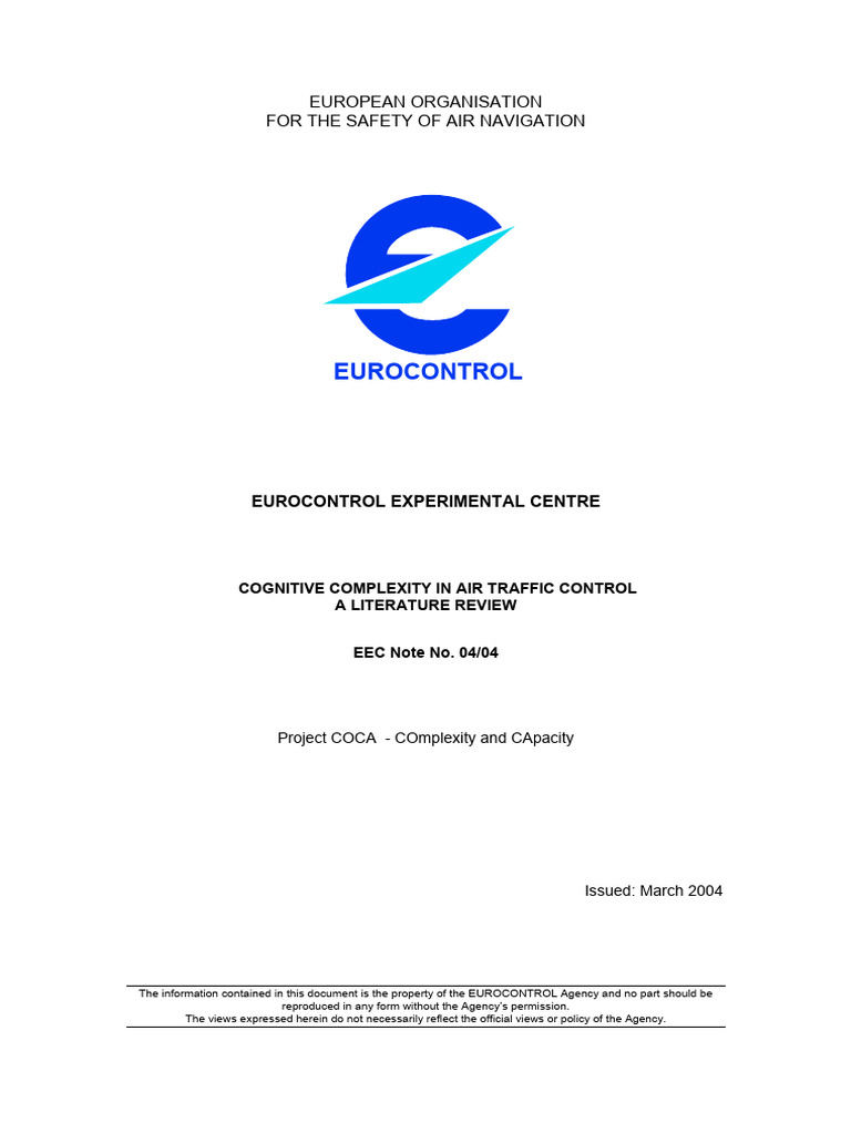 007 Cognitive Complexity in ATC | PDF | Air Traffic Control | Information