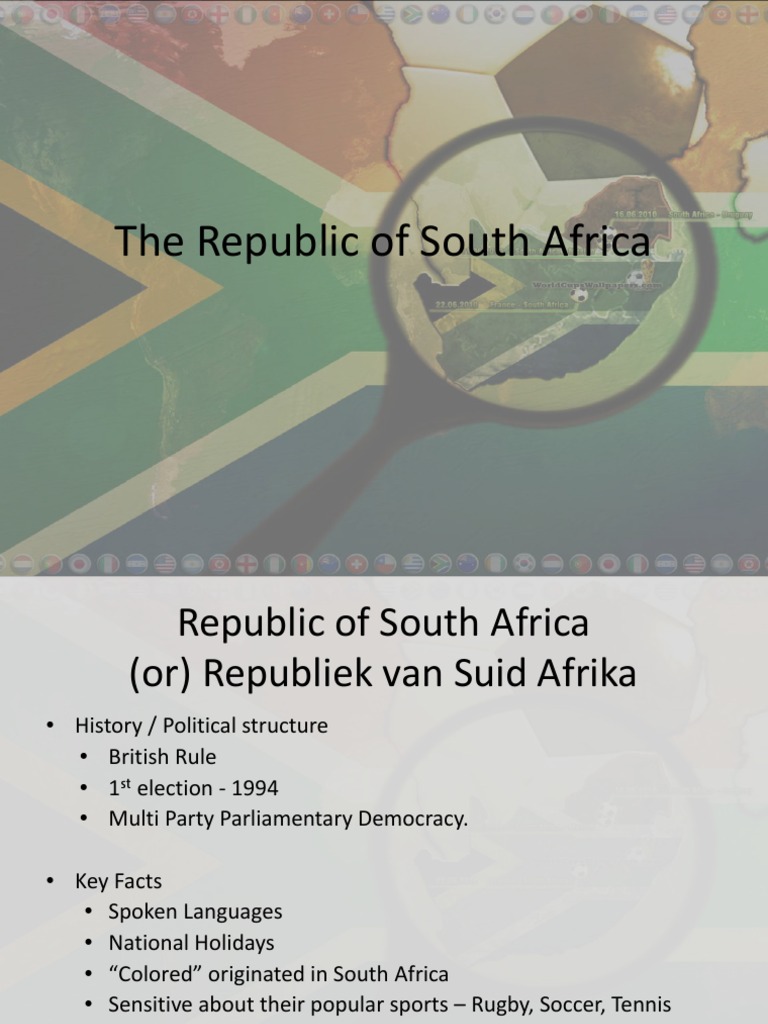 The Republic of South Africa | PDF | Social Science | Travel