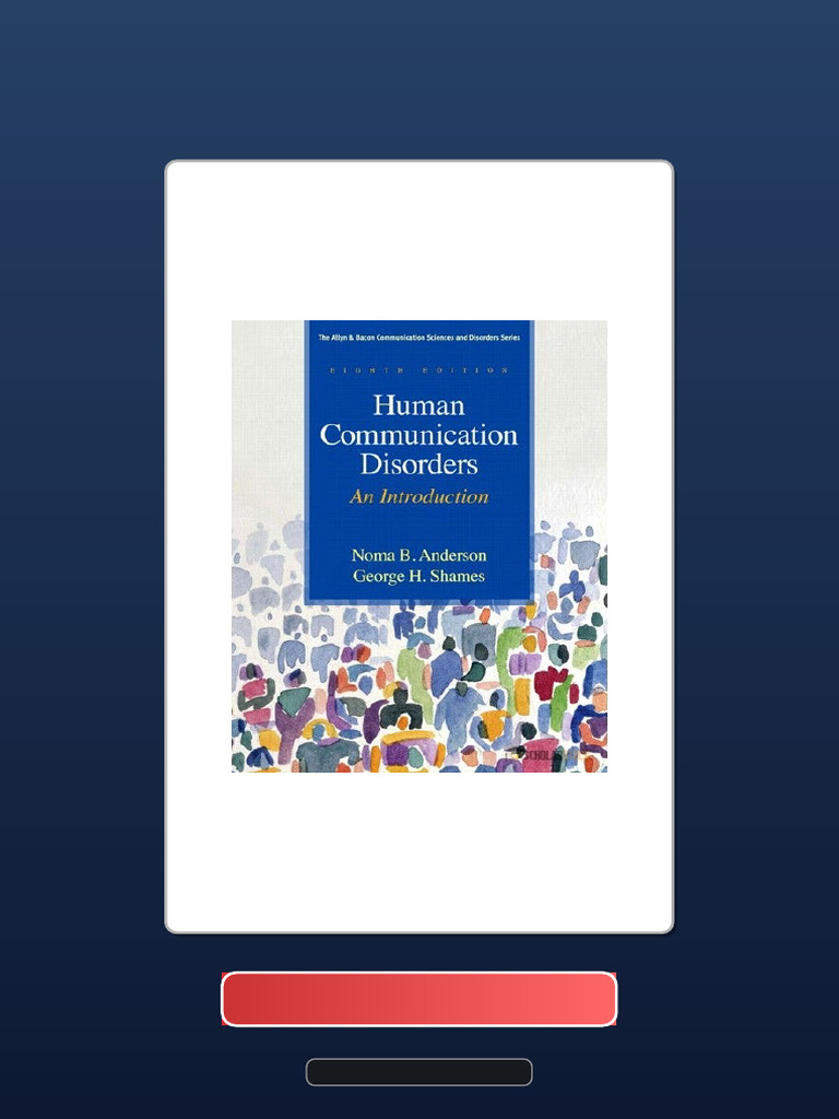 Complete Bundle Human Communication Disorders An Introduction 8E 8th ...