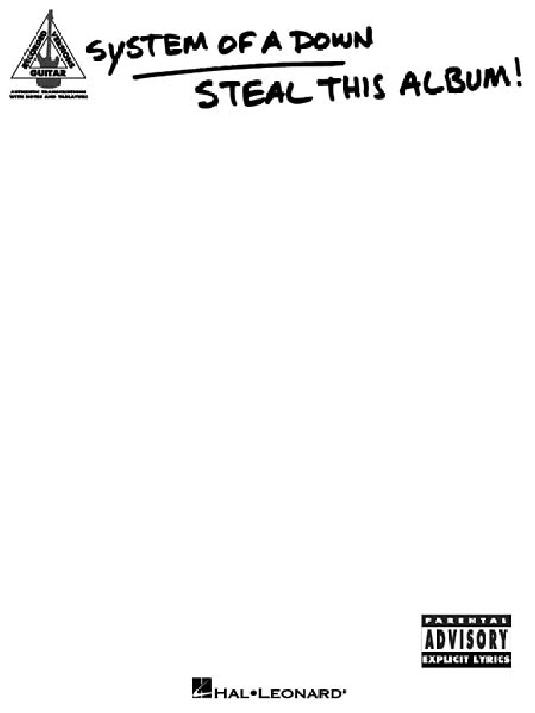 System of A Down - Steal This Album | PDF