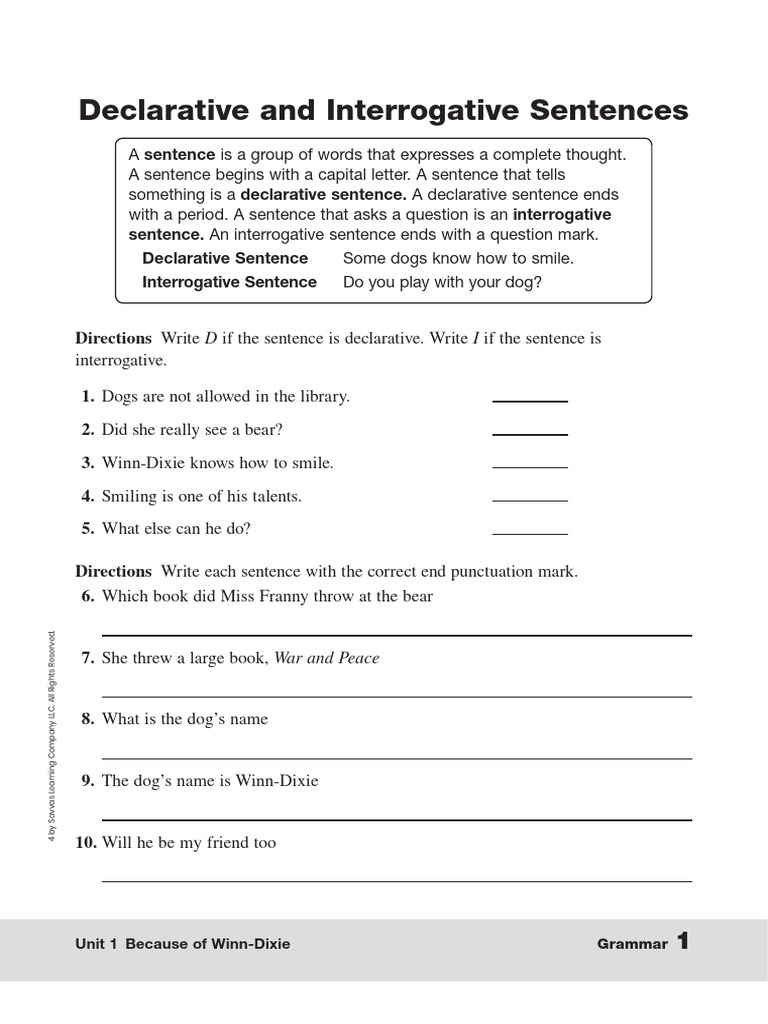 Understanding Sentence Types and Structure | PDF | Subject (Grammar ...