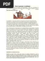 Viver e Pensar o Cotidiano