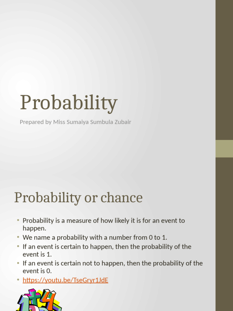 Understanding Probability Basics | PDF | Probability | Numbers