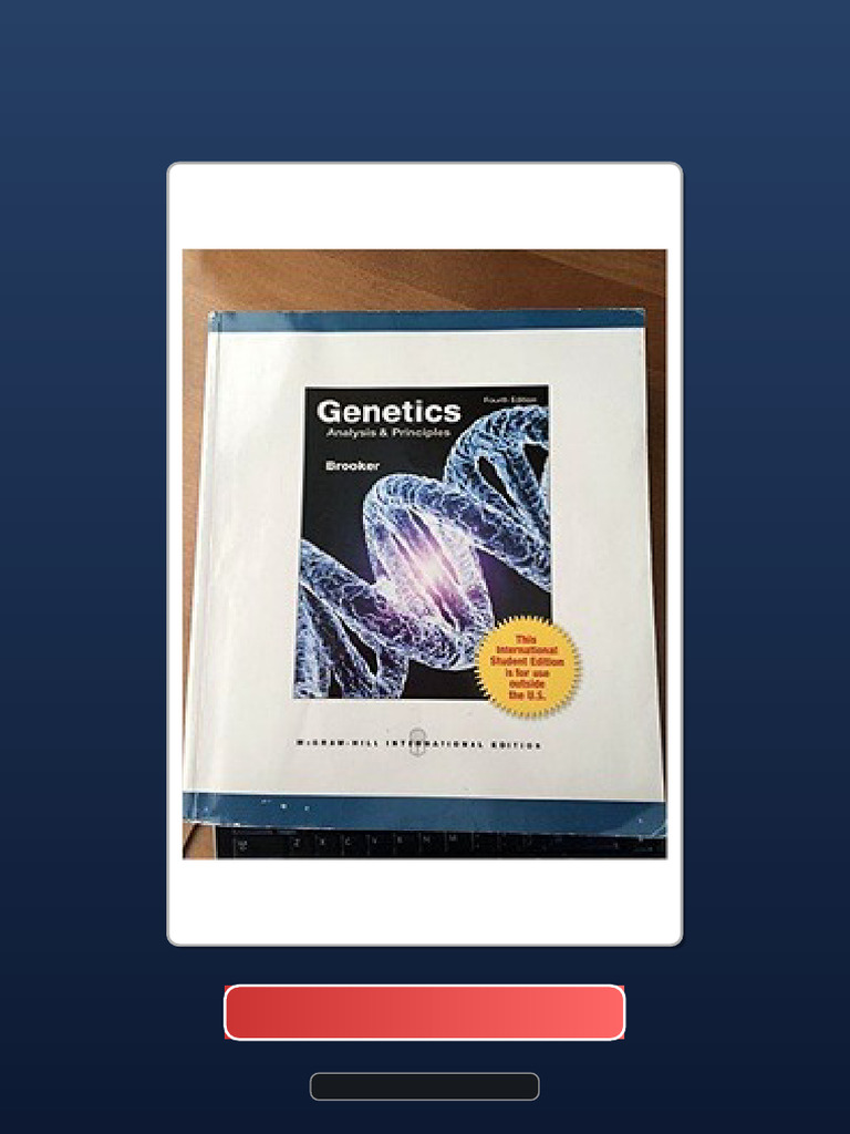 Genetics Analysis and Principles 4th Edition Test Bank PDF Download ...