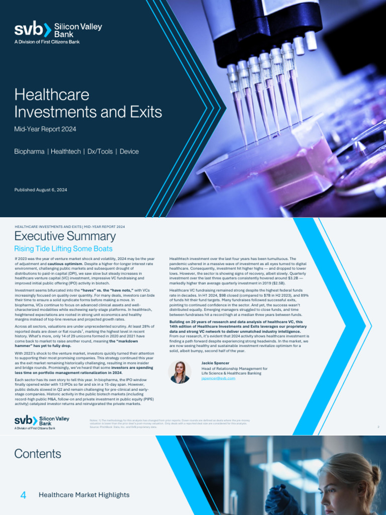 2024 Healthcare VC Mid-Year Report | PDF | Venture Capital | Corporate ...