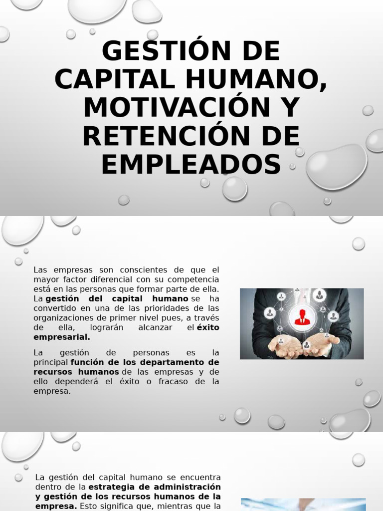 Gestión del Capital Humano y Retención | PDF | Business | Gestión de ...