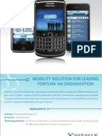 Mobility Solution for a Leading Fortune 500 Organization
