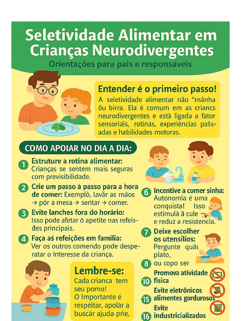 Seletividade Alimentar PTBR Corrigido Tati | PDF