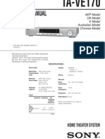 Sony Ta Ve170