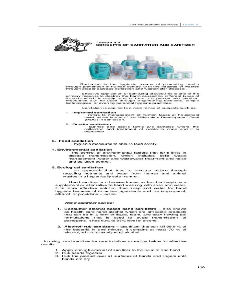 Clean and Sanitation | PDF