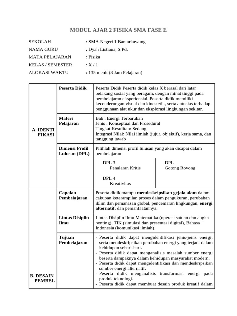 MA - IPA Fisika SMA - Bab 2 | PDF