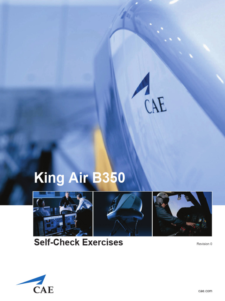 King Air B350 Self-Check Exercises | PDF | Landing Gear | Engines