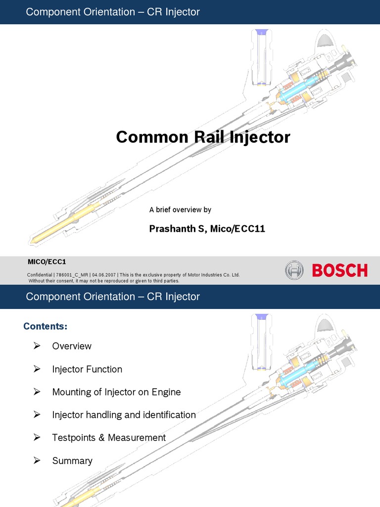 CR Injector PKW Ps | PDF | Fuel Injection | Vehicle Technology