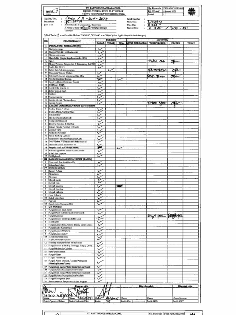 Commissioning STA 90 | PDF