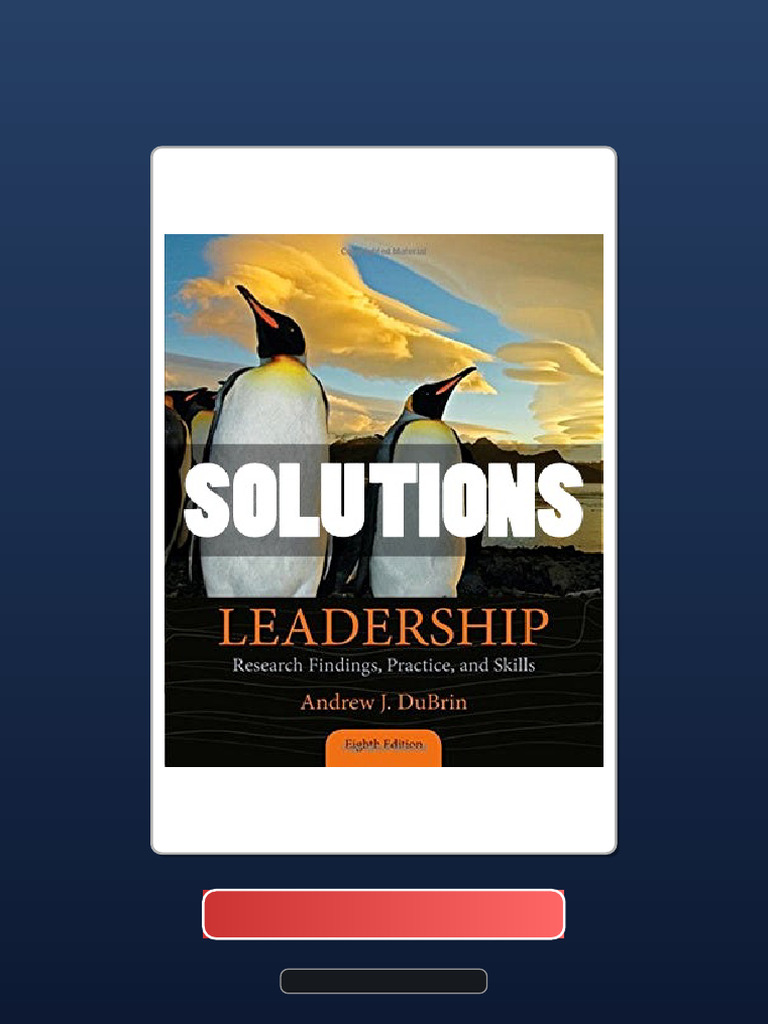 Complete Bundle Solutions Leadership Research Findings Practice and ...