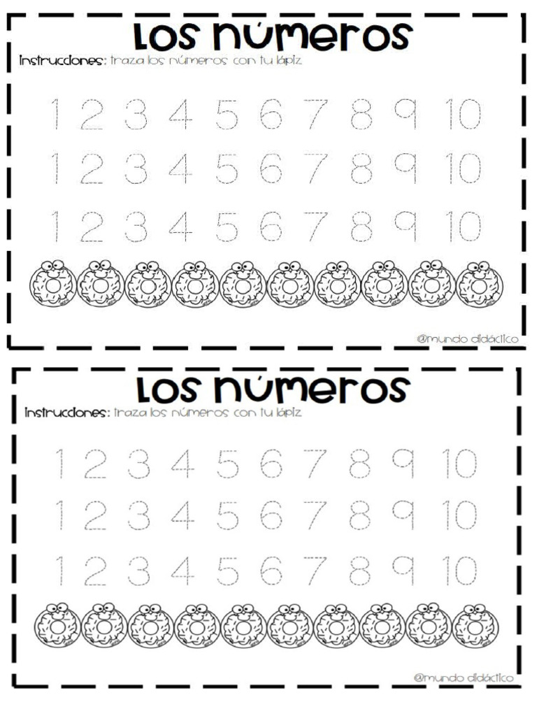 Actividades Del 1 Al 20 | PDF
