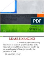 Lease Financing and Factoring