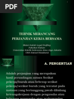 Download Tehnik Merancang Perjanjian kerja bersama by beboyax SN8836908 doc pdf