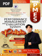 PMES-PPST Portfolio Template 2024-2025 | PDF | Teachers | Learning