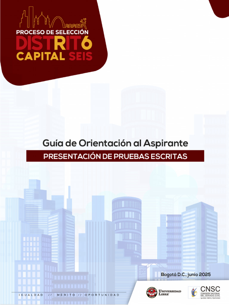 Guía para Aspirantes a Pruebas Escritas | PDF