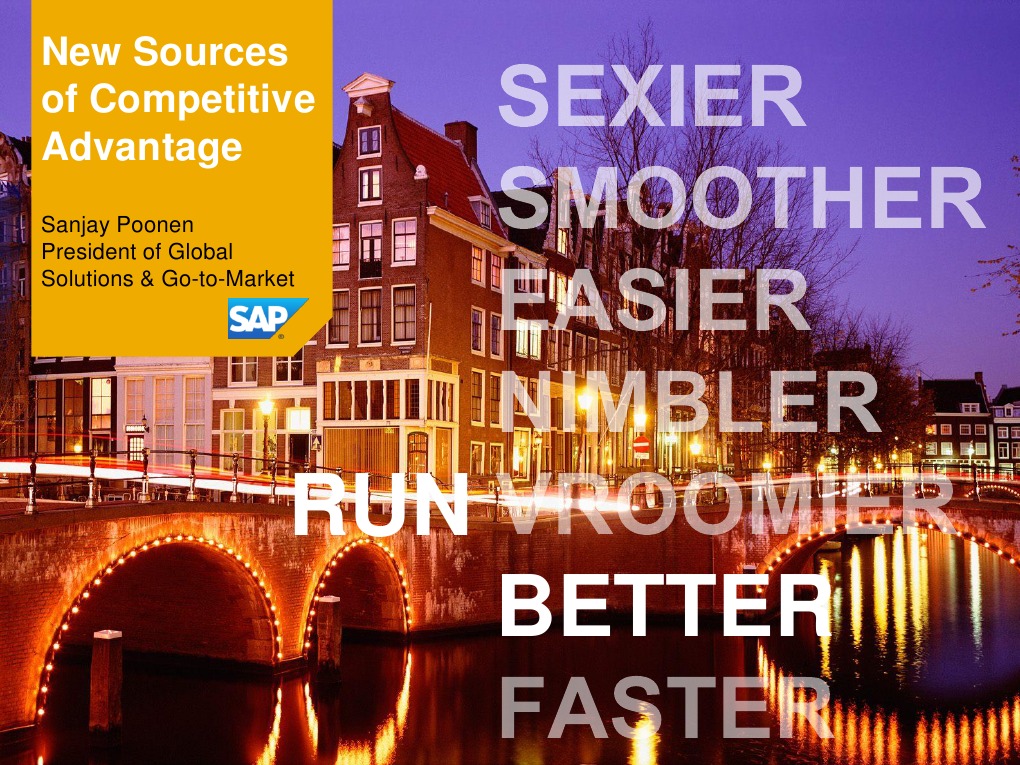 Better RUN: New Sources of Competitive Advantage | PDF | Sap Se ...