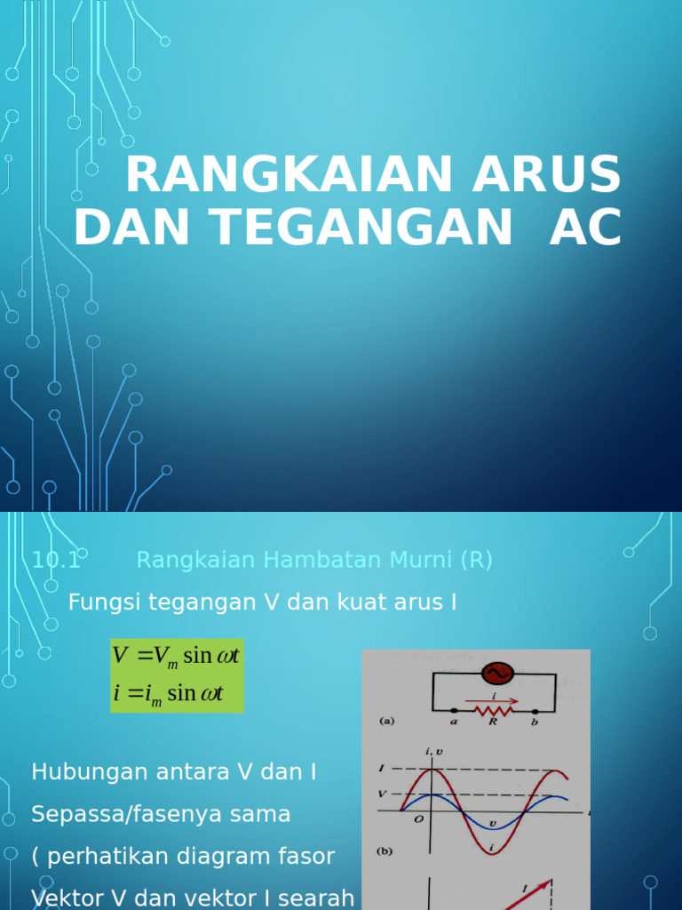 Fungsi Tegangan dalam Rangkaian AC | PDF