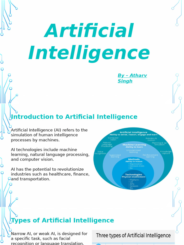 Overview of Artificial Intelligence | PDF | Artificial Intelligence ...