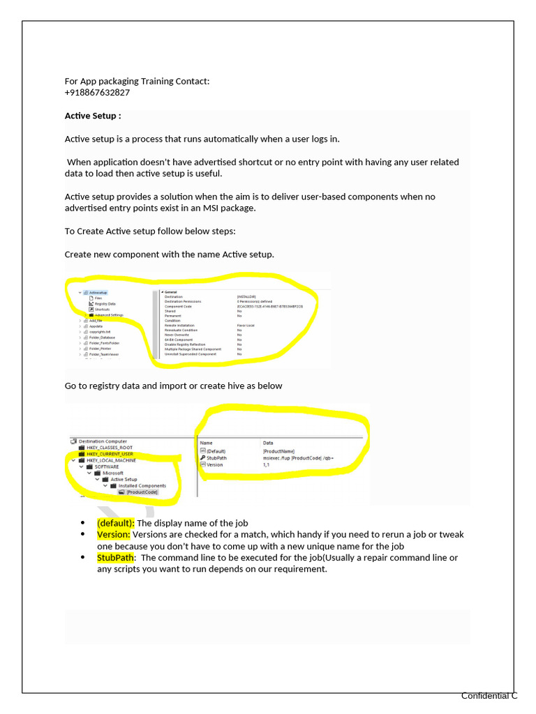 9 Active Setup | PDF
