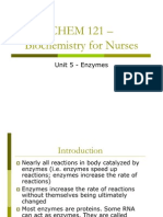 CHEM 121 Unit 5 Enzymes