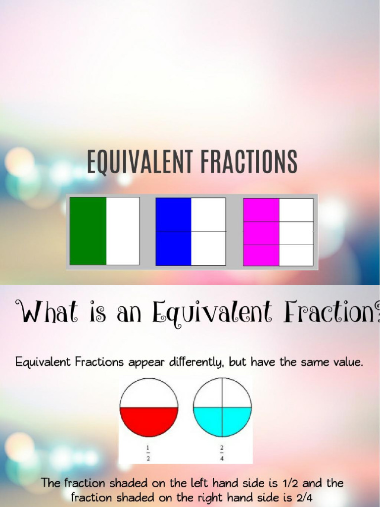 Equivalen Fraction | PDF