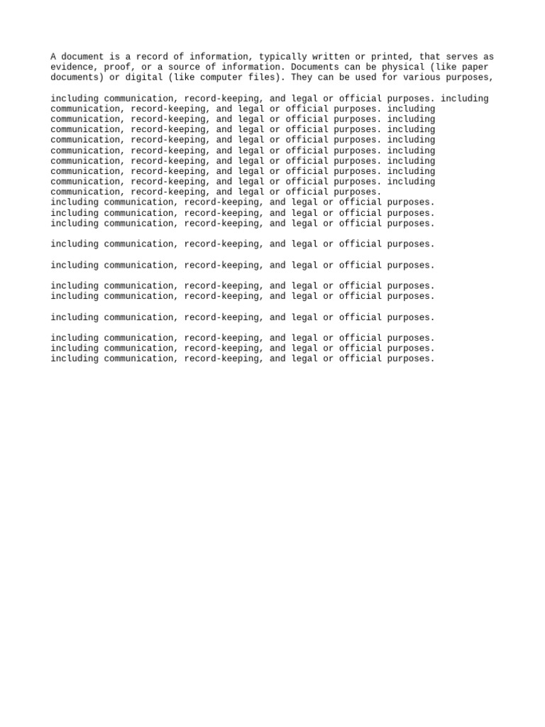 Understanding Document Types and Uses | PDF