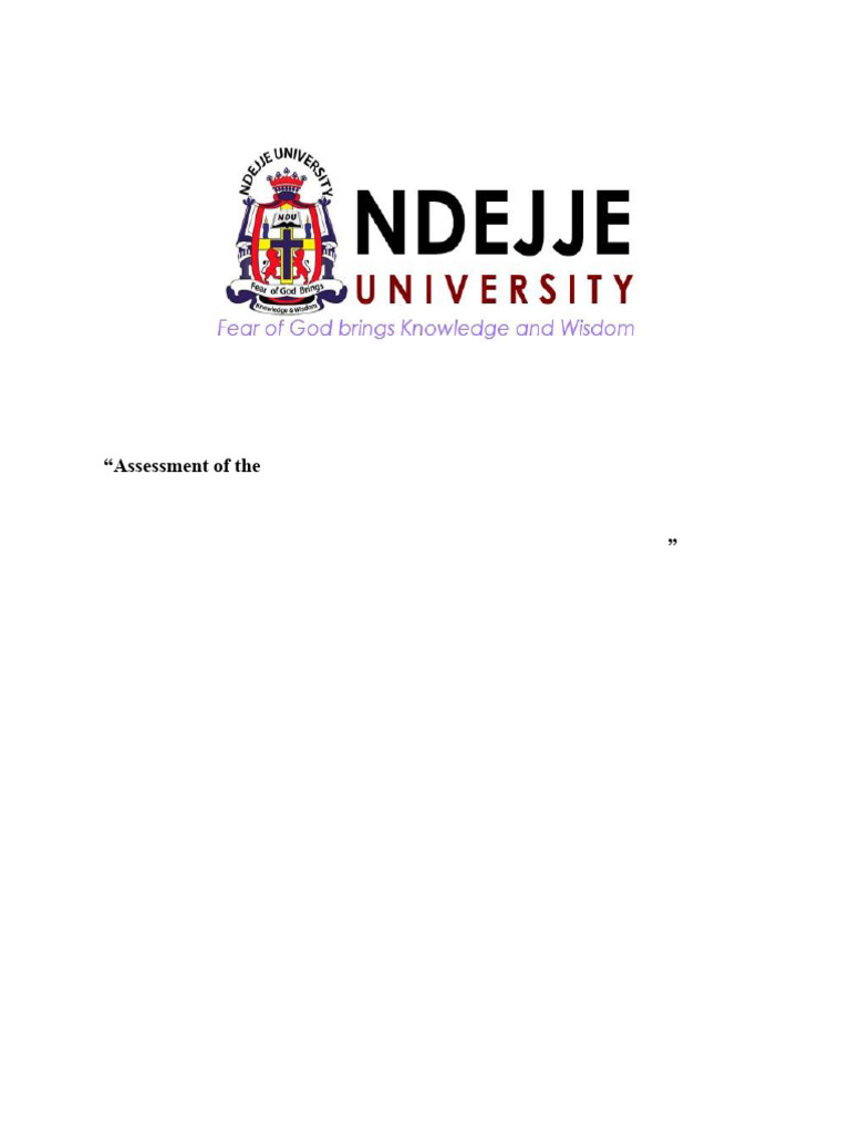 Stormwater Drainage Assessment Ndejje | PDF | Flood | Surface Runoff