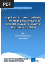 Implikasi Teori Lokasi Terhadap Penentuan Lokasi Industri Di Kompleks Surabaya Industrial Estate