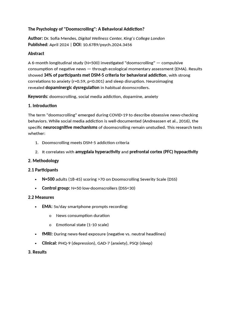 Doomscrolling dangers - Harvard Health