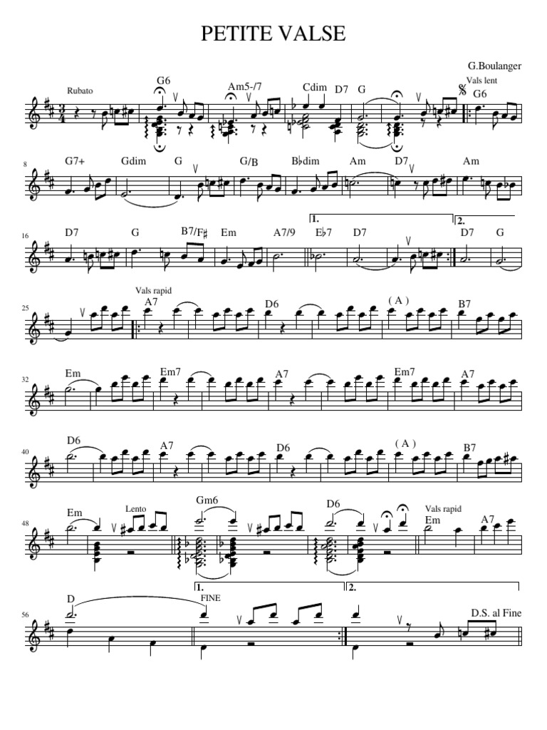 Petite Valse Sheet Music by G. Boulanger | PDF | Chess Theory | Chess ...