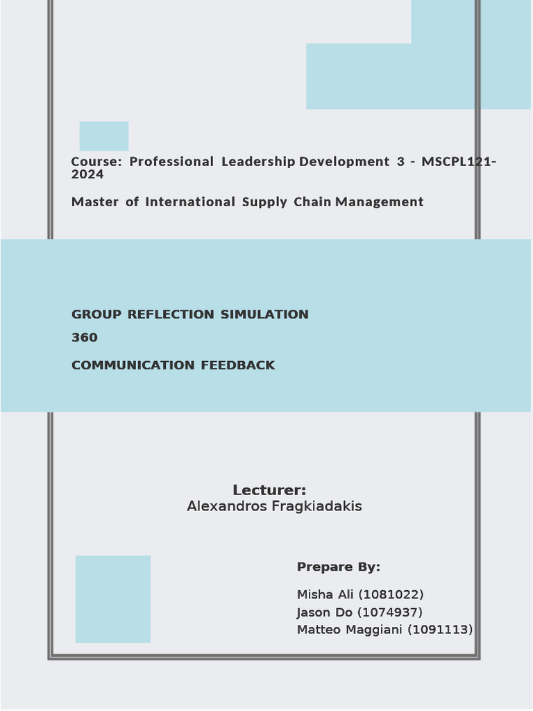 SIMULATION Reflection Group 1 | PDF | Communication | Vocabulary
