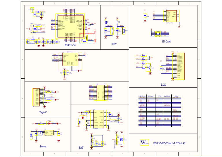 ESP32-C6 Schematic and Pinout Guide | PDF