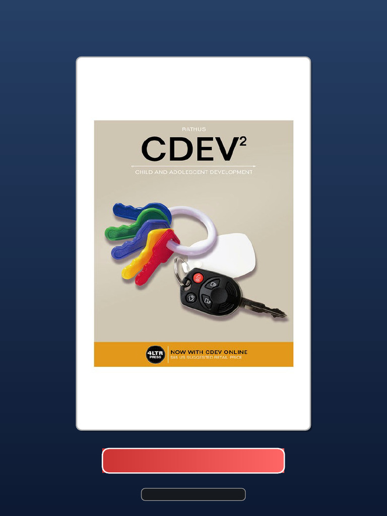CDEV 2nd Edition Rathus Test Bank PDF Download | PDF | Science