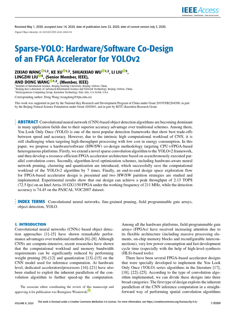 Sparse-YOLO: FPGA Accelerator Design | PDF | Field Programmable Gate ...