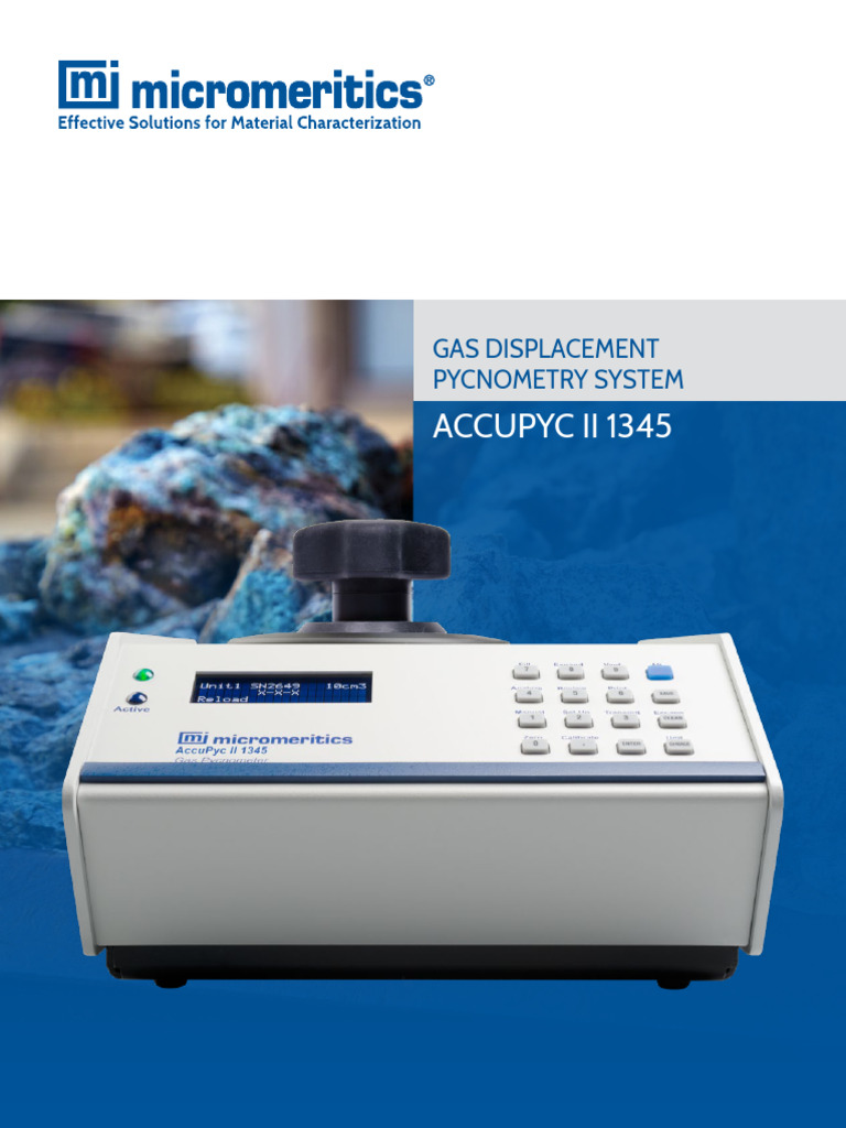 Fdocuments - in Gas Displacement Pycnometry System Accupyc II 1345 2020 ...