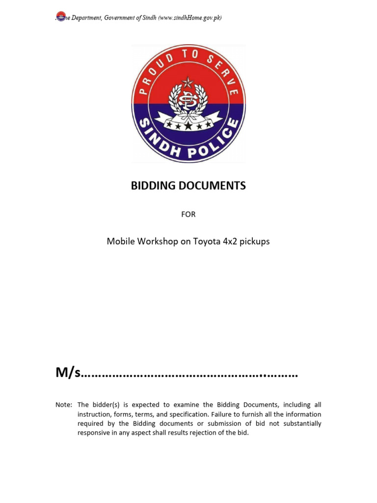 Tender | PDF | Specification (Technical Standard) | Taxes