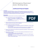 Academic Proposal Template - Draft 1.2