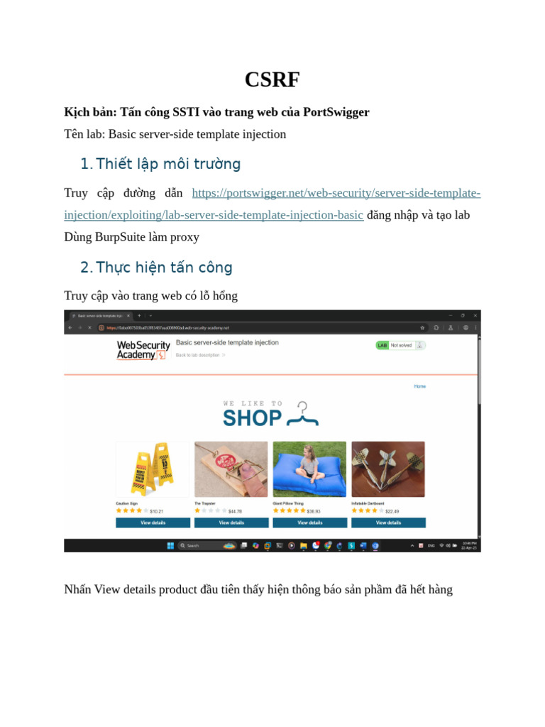 SSTI | PDF