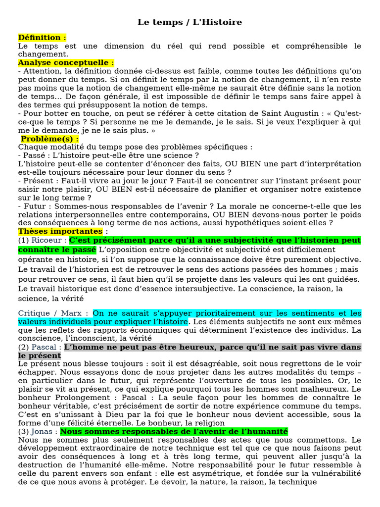 Comprendre le Temps et ses Défis | PDF | Bonheur | Relativité générale