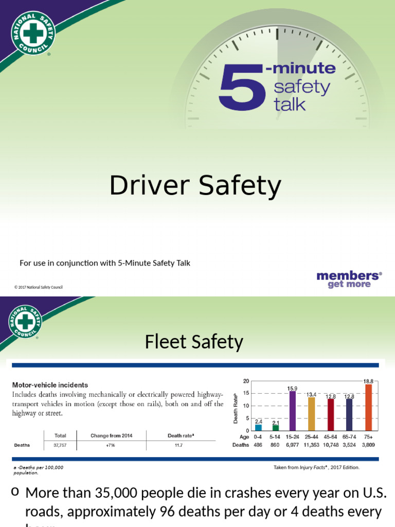 Driver Safety Presentation | PDF | Driving | Traffic Collision