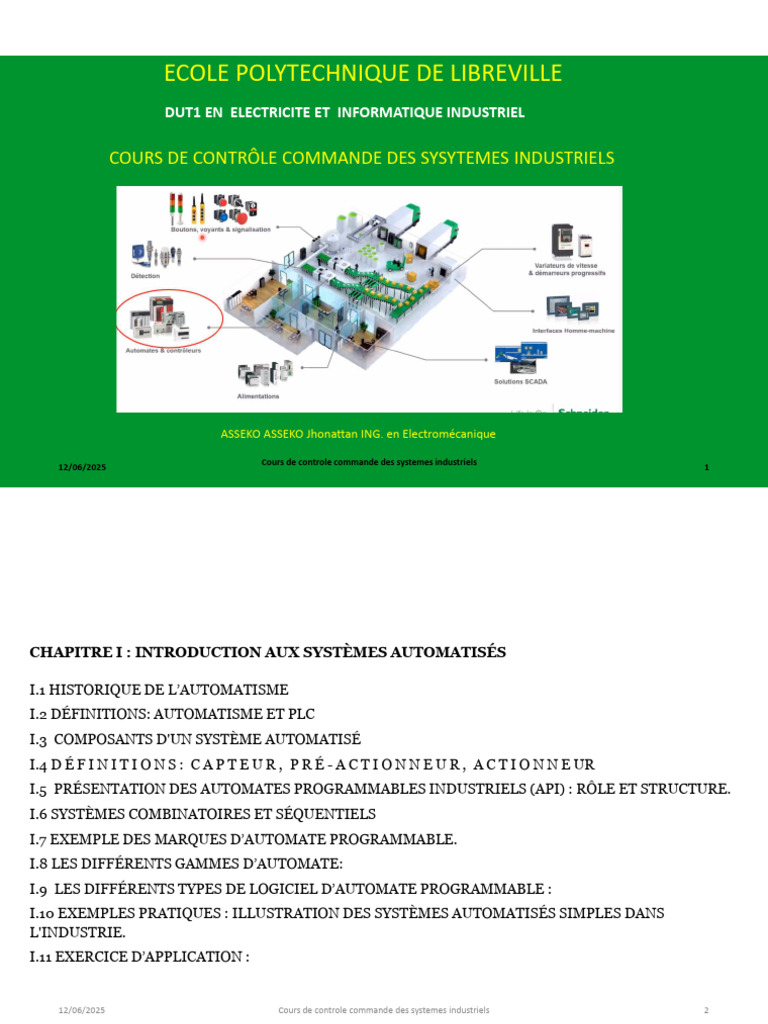 Guide des systèmes de contrôle-commande | PDF | Automate programmable ...