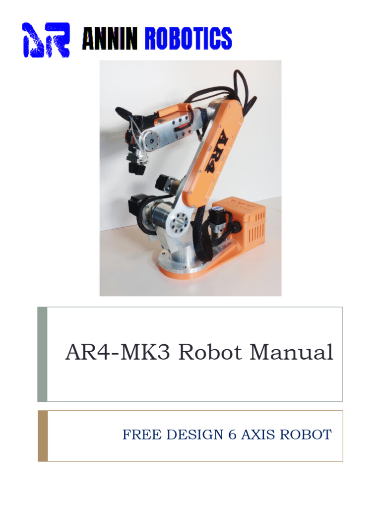 AR4-MK3 6 Axis Robot Assembly Manual | PDF | Screw | Electrical Connector